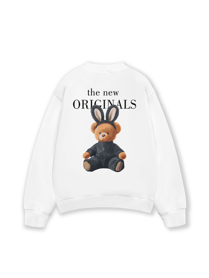 Áo Sweater Nỉ Hai Da Rabbit Bear Doll
