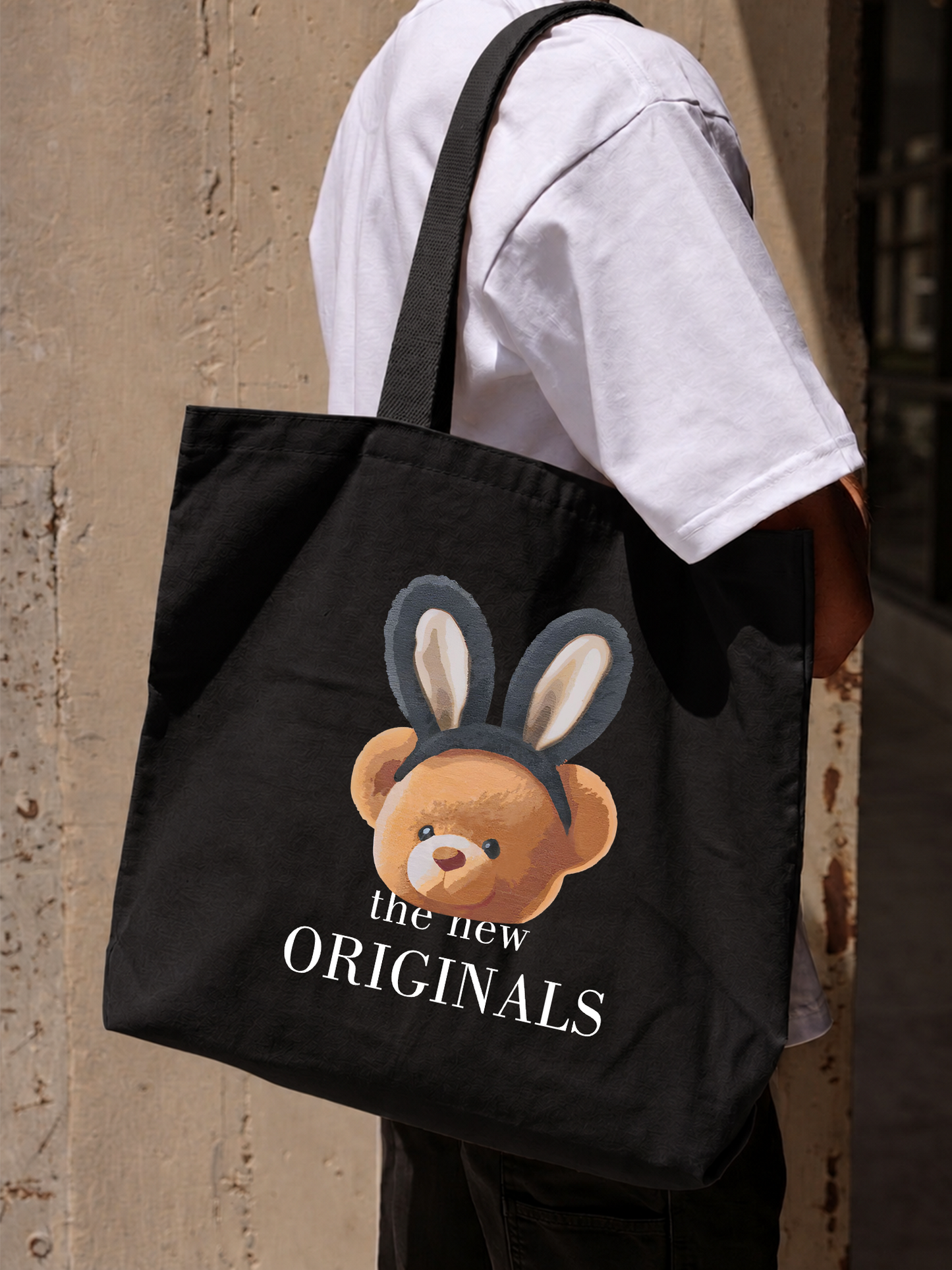 Túi Tote Rabbit Bear Doll