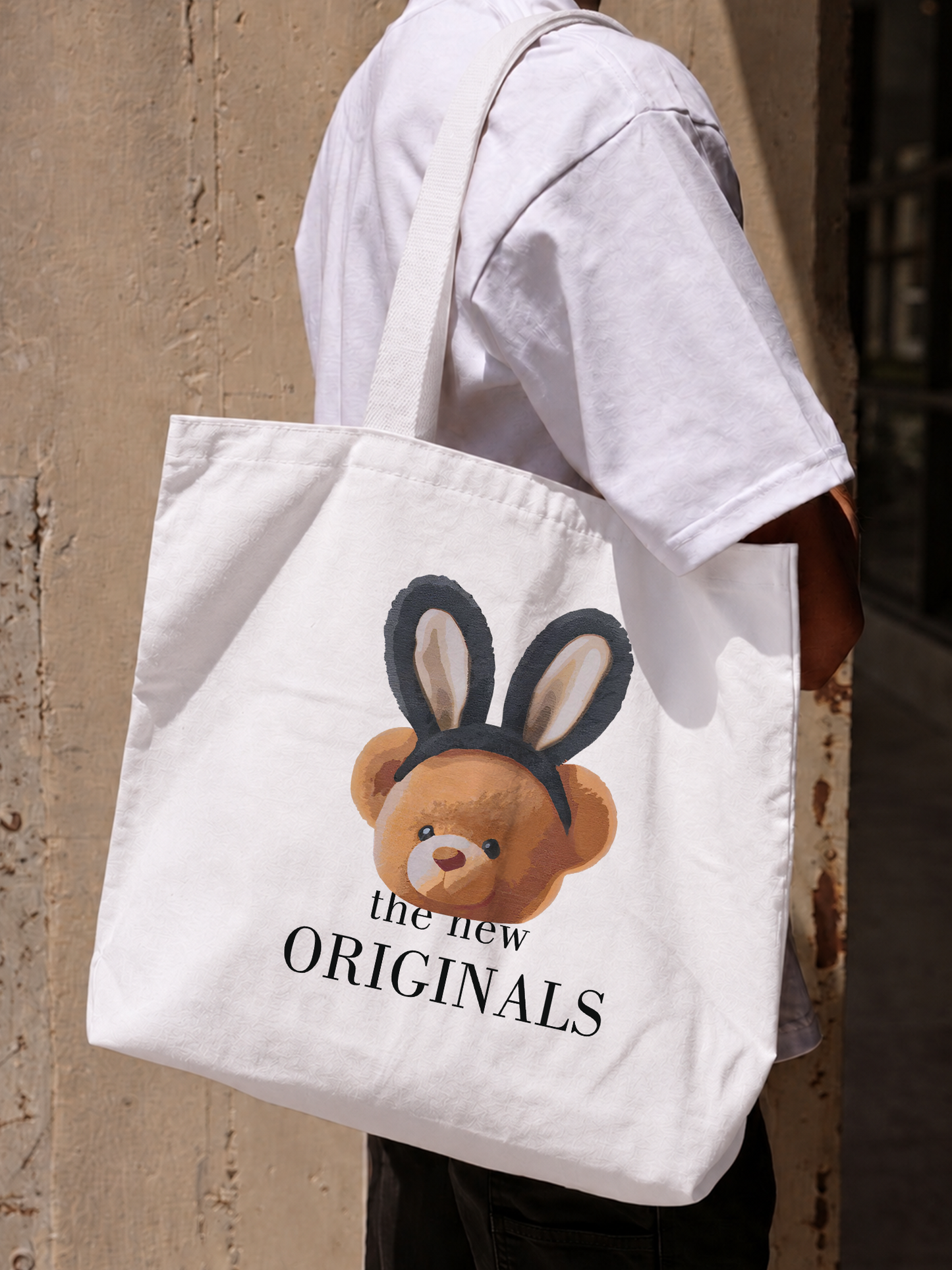Túi Tote Rabbit Bear Doll