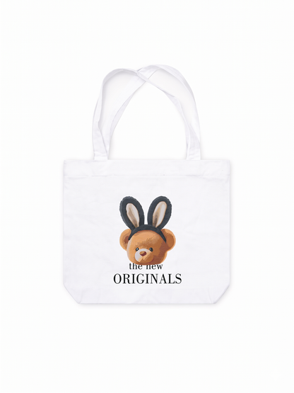 Túi Tote Rabbit Bear Doll