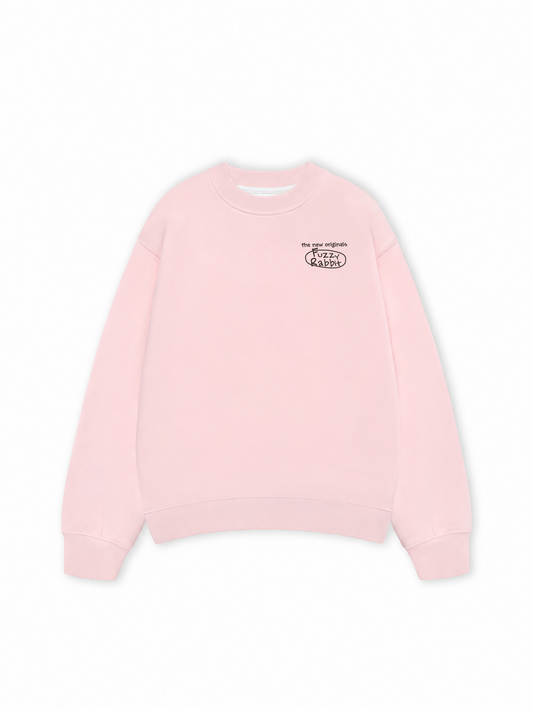 Áo Sweater Nỉ Hai Da Doodle Fuzzy Rabbit