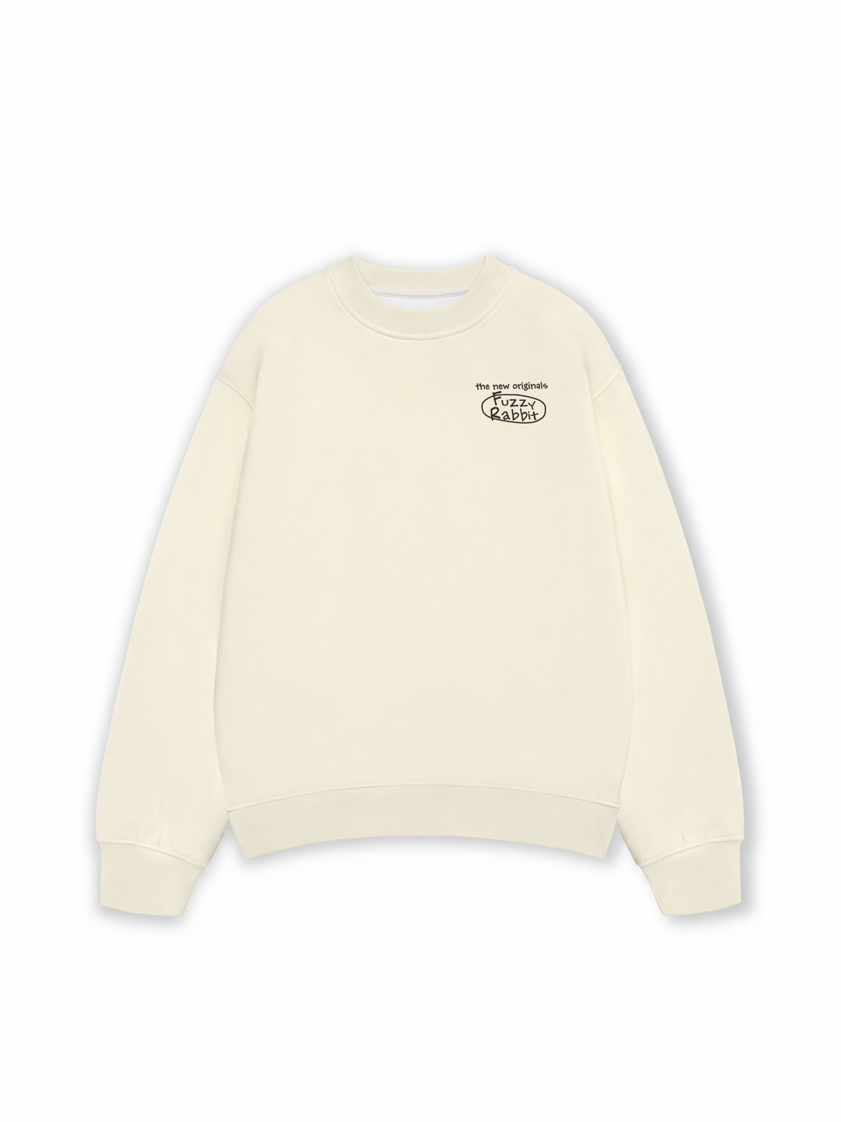 Áo Sweater Nỉ Hai Da Doodle Fuzzy Rabbit
