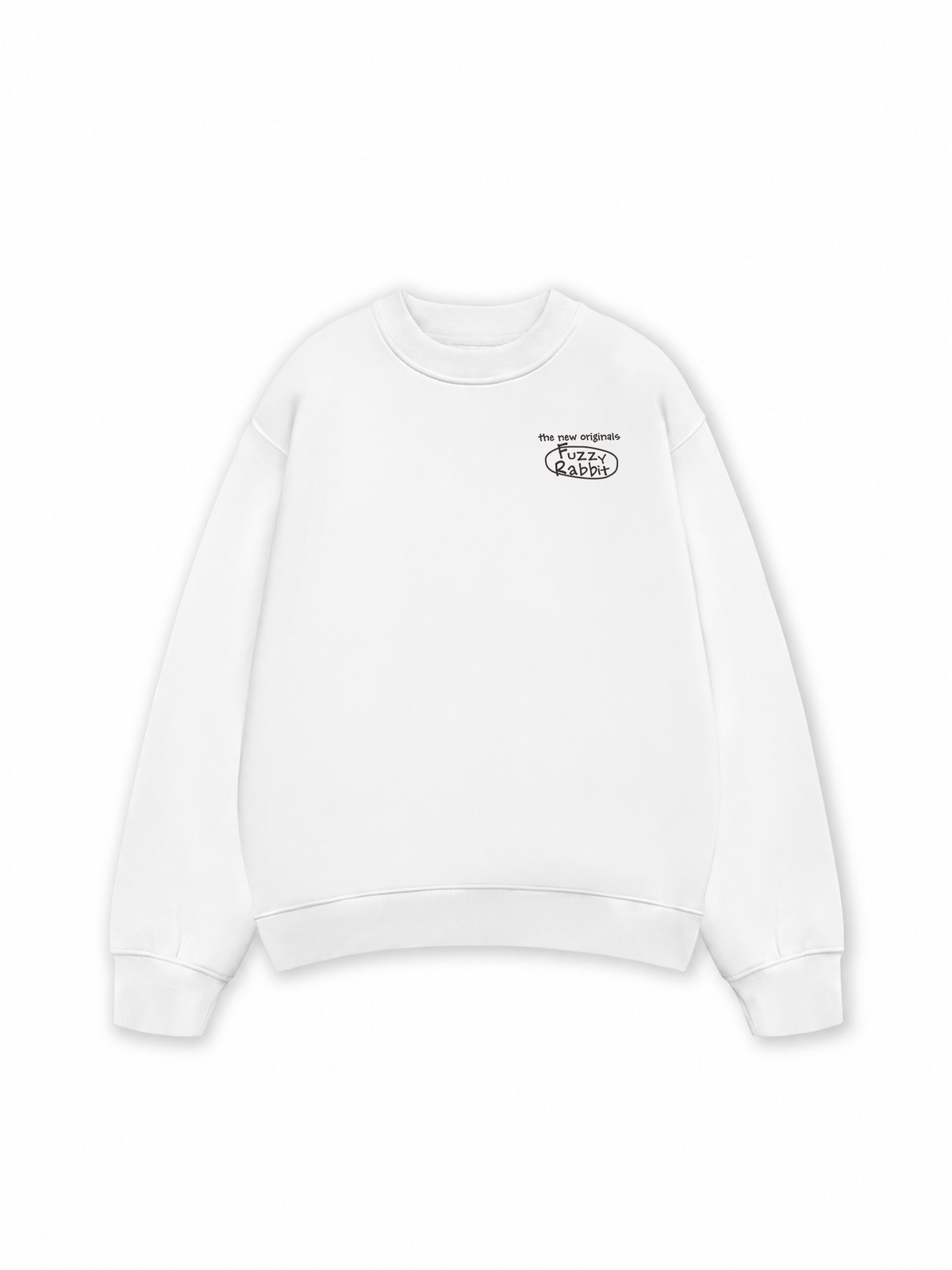 Áo Sweater Nỉ Hai Da Doodle Fuzzy Rabbit