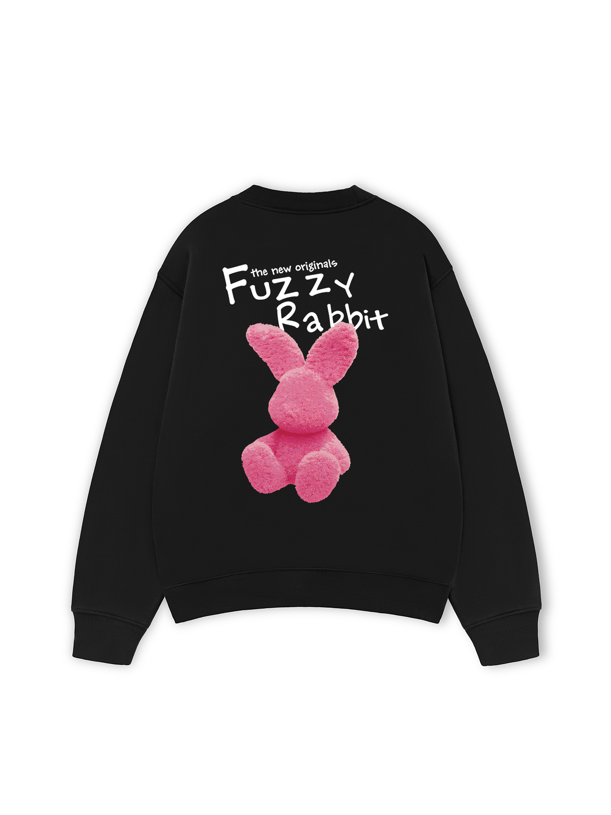 Áo Sweater Nỉ Hai Da Doodle Fuzzy Rabbit