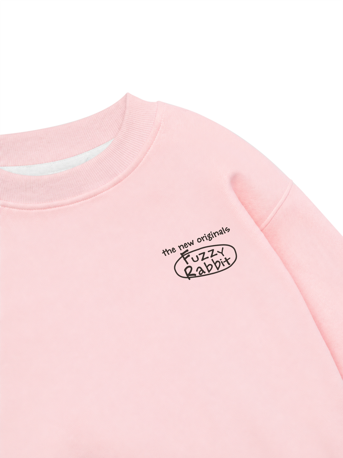 Áo Sweater Nỉ Hai Da Doodle Fuzzy Rabbit