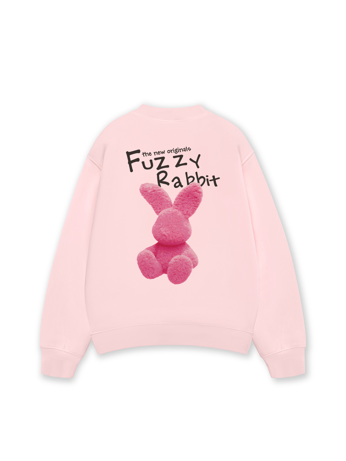 Áo Sweater Nỉ Hai Da Doodle Fuzzy Rabbit