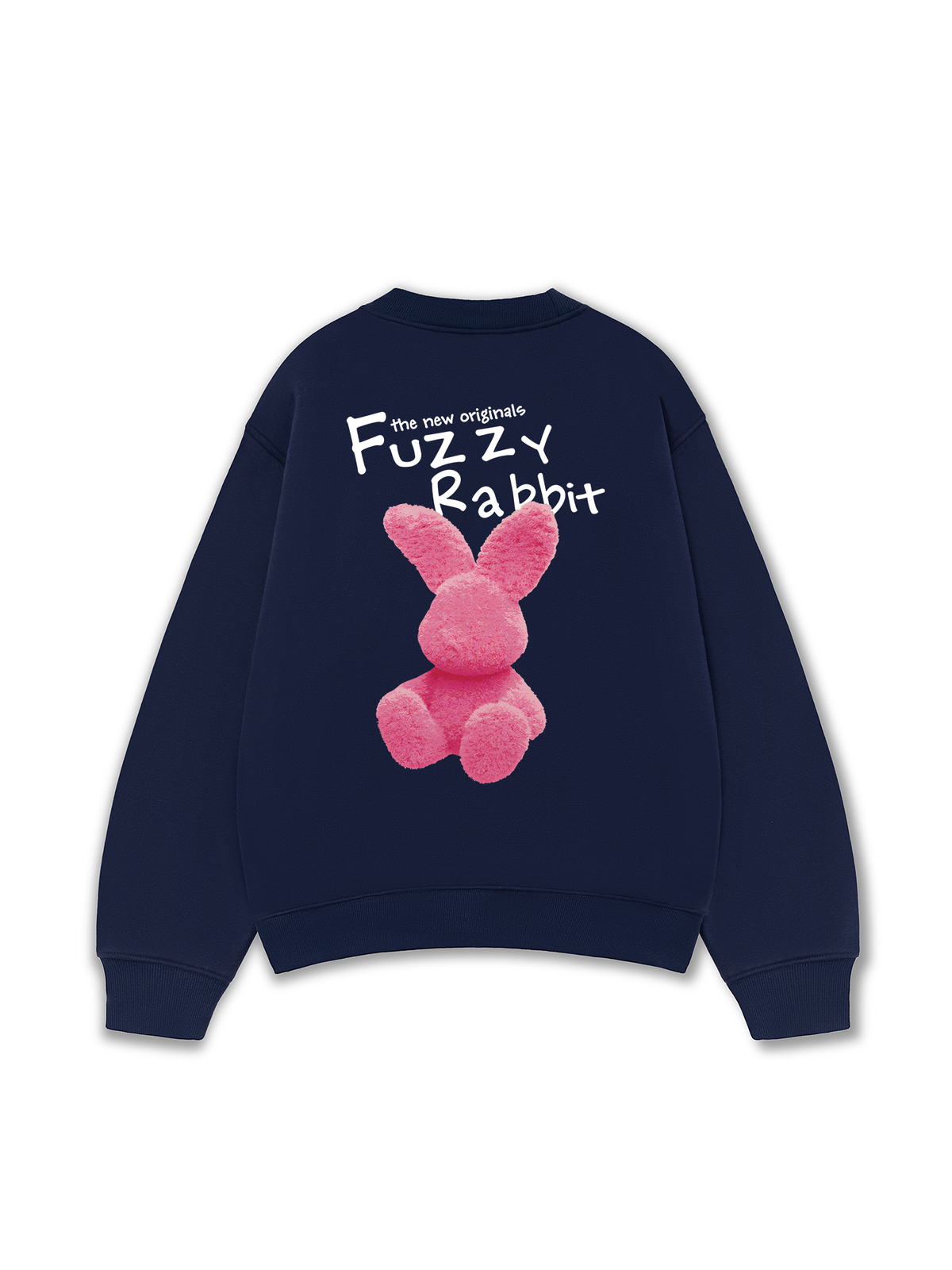 Áo Sweater Nỉ Hai Da Doodle Fuzzy Rabbit