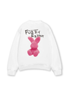 Áo Sweater Nỉ Hai Da Doodle Fuzzy Rabbit