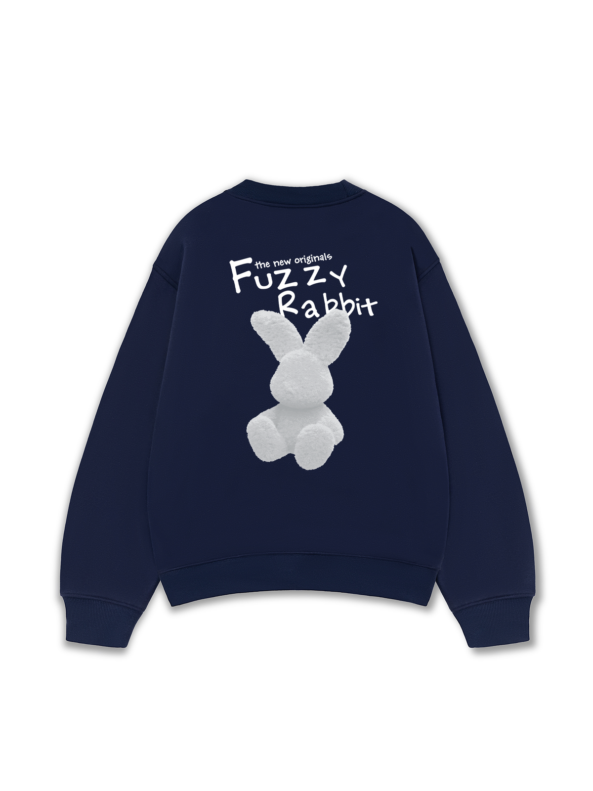 Áo Sweater Nỉ Hai Da Doodle Fuzzy Rabbit