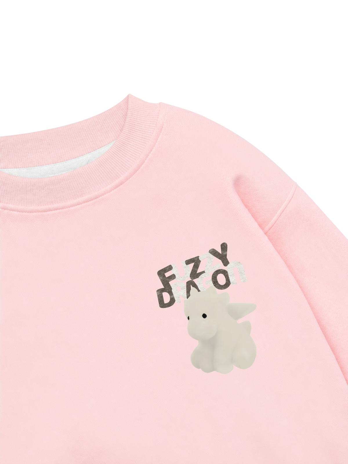 Áo Sweater Nỉ Hai Da Fuzzy Font Dragon