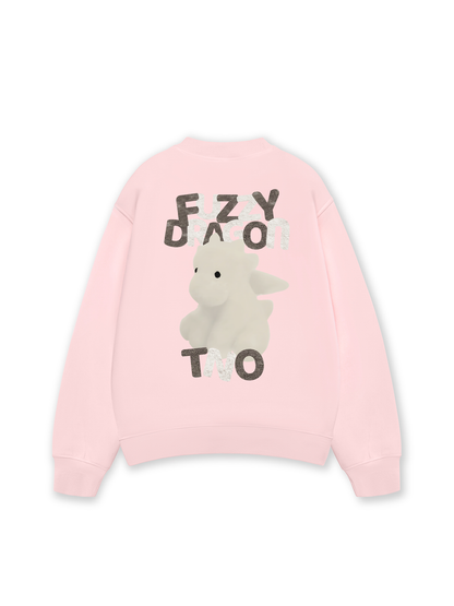 Áo Sweater Nỉ Hai Da Fuzzy Font Dragon