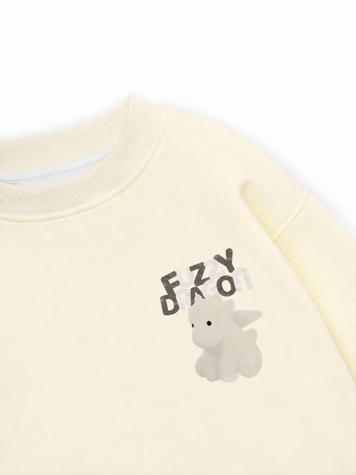 Áo Sweater Nỉ Hai Da Fuzzy Font Dragon