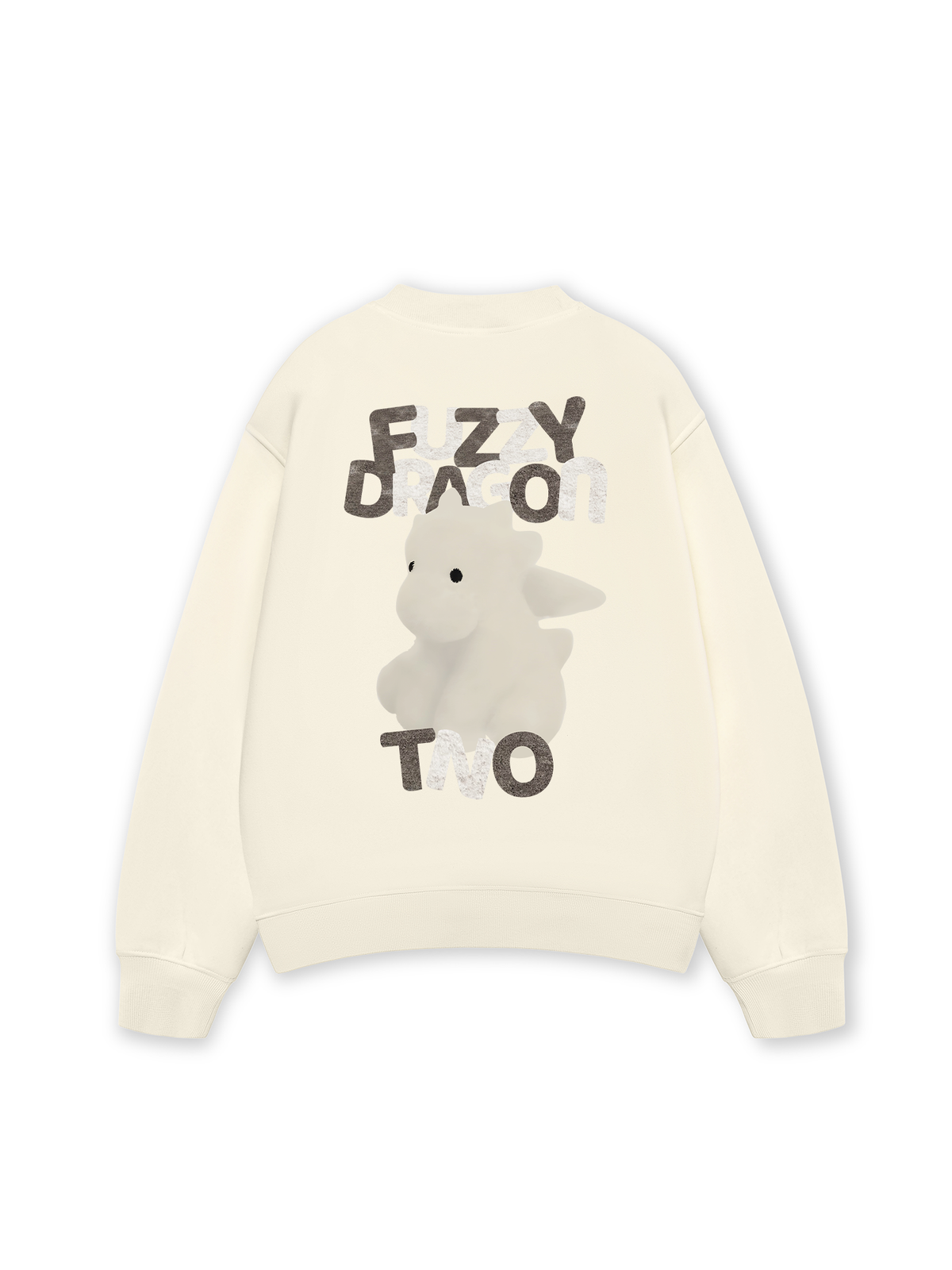 Áo Sweater Nỉ Hai Da Fuzzy Font Dragon