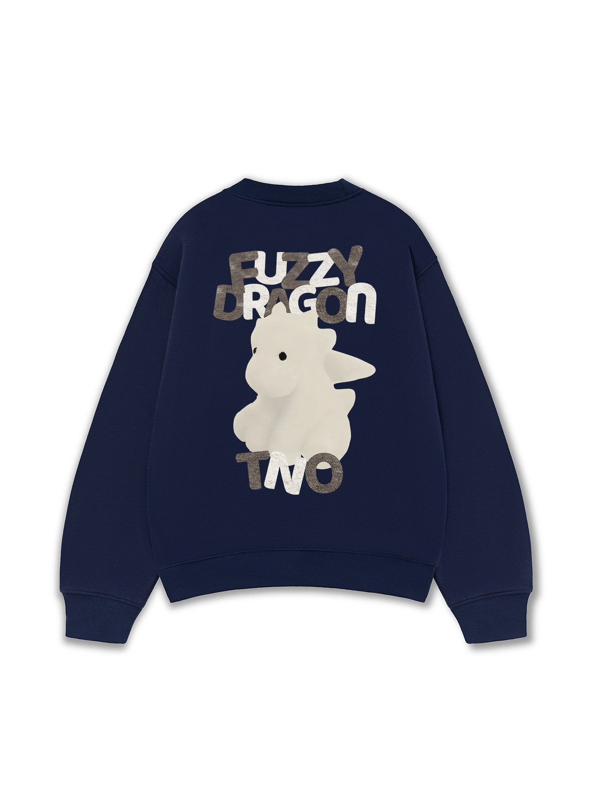 Áo Sweater Nỉ Hai Da Fuzzy Font Dragon