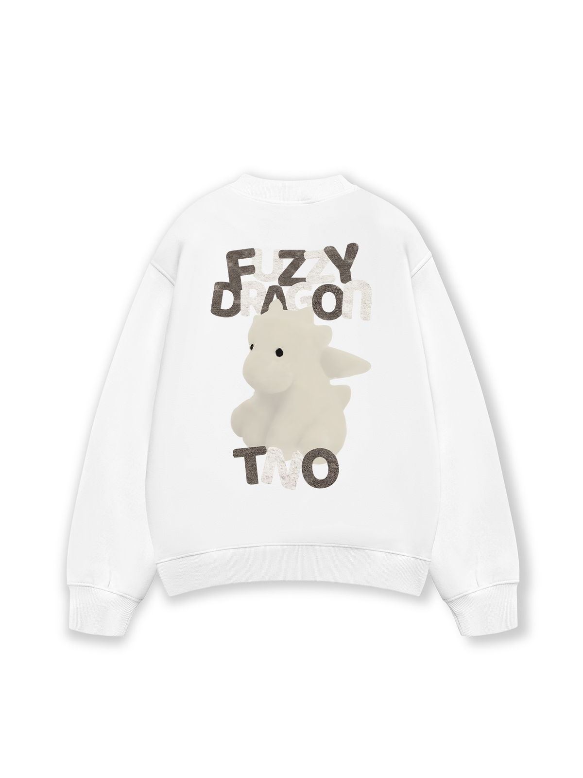 Áo Sweater Nỉ Hai Da Fuzzy Font Dragon