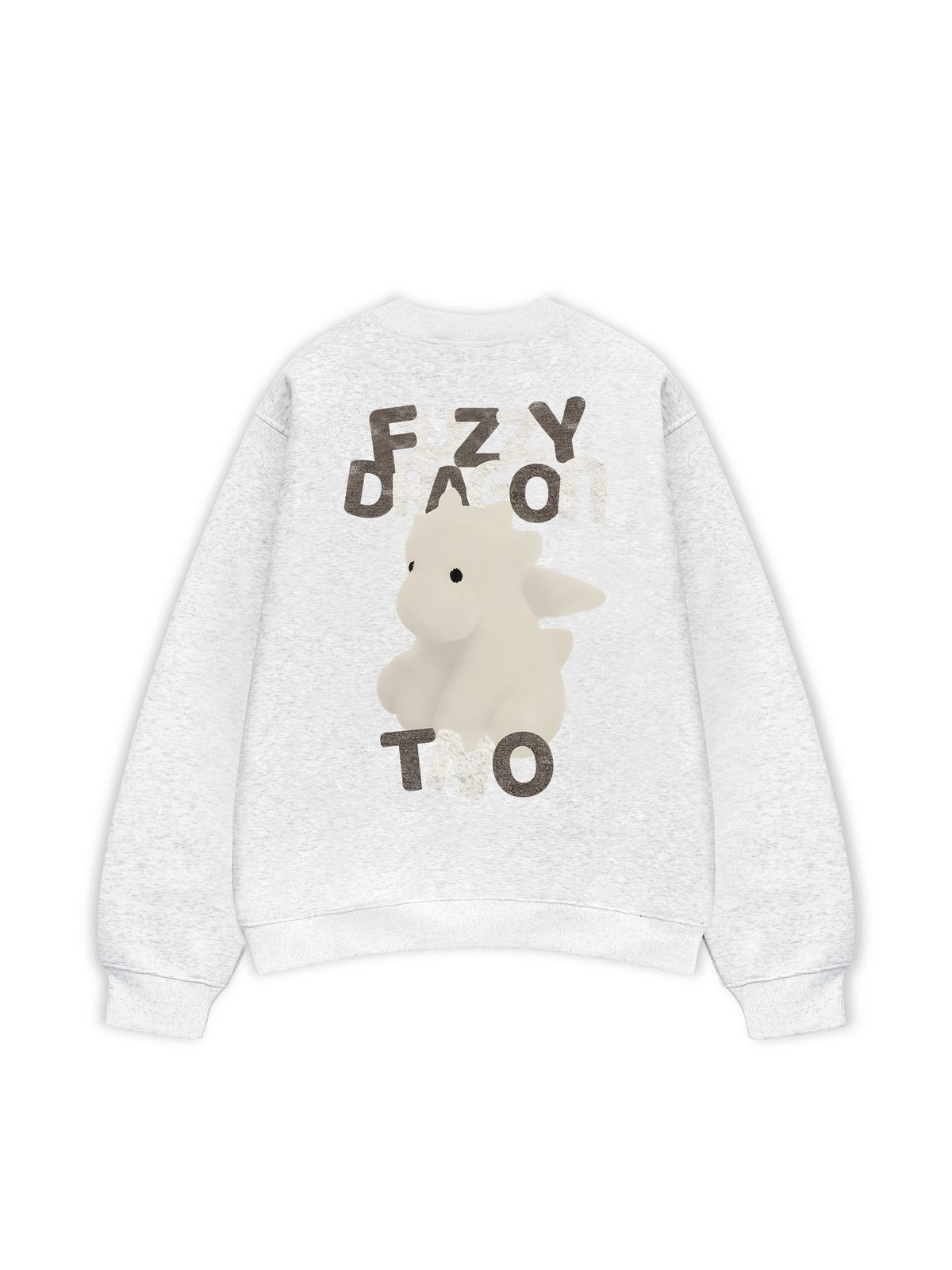 Áo Sweater Nỉ Hai Da Fuzzy Font Dragon