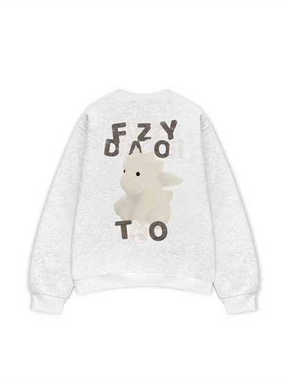 Áo Sweater Nỉ Hai Da Fuzzy Font Dragon