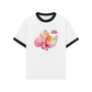 Áo Thun Ringer Relaxed Fit Summer Vibes Pink Endless Summer