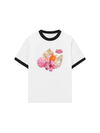 Áo Thun Ringer Relaxed Fit Summer Vibes Pink Endless Summer