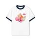 Áo Thun Ringer Relaxed Fit Summer Vibes Pink Endless Summer
