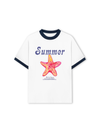Áo Thun Ringer Relaxed Fit Summer Vibes Beach