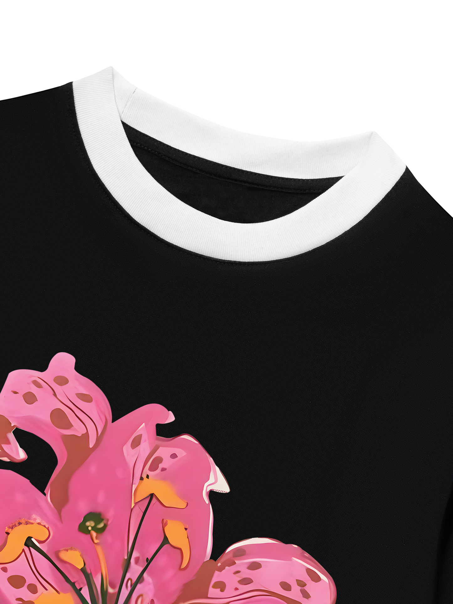 Áo Thun Ringer Relaxed Fit Summer Vibes Florist By Orginals