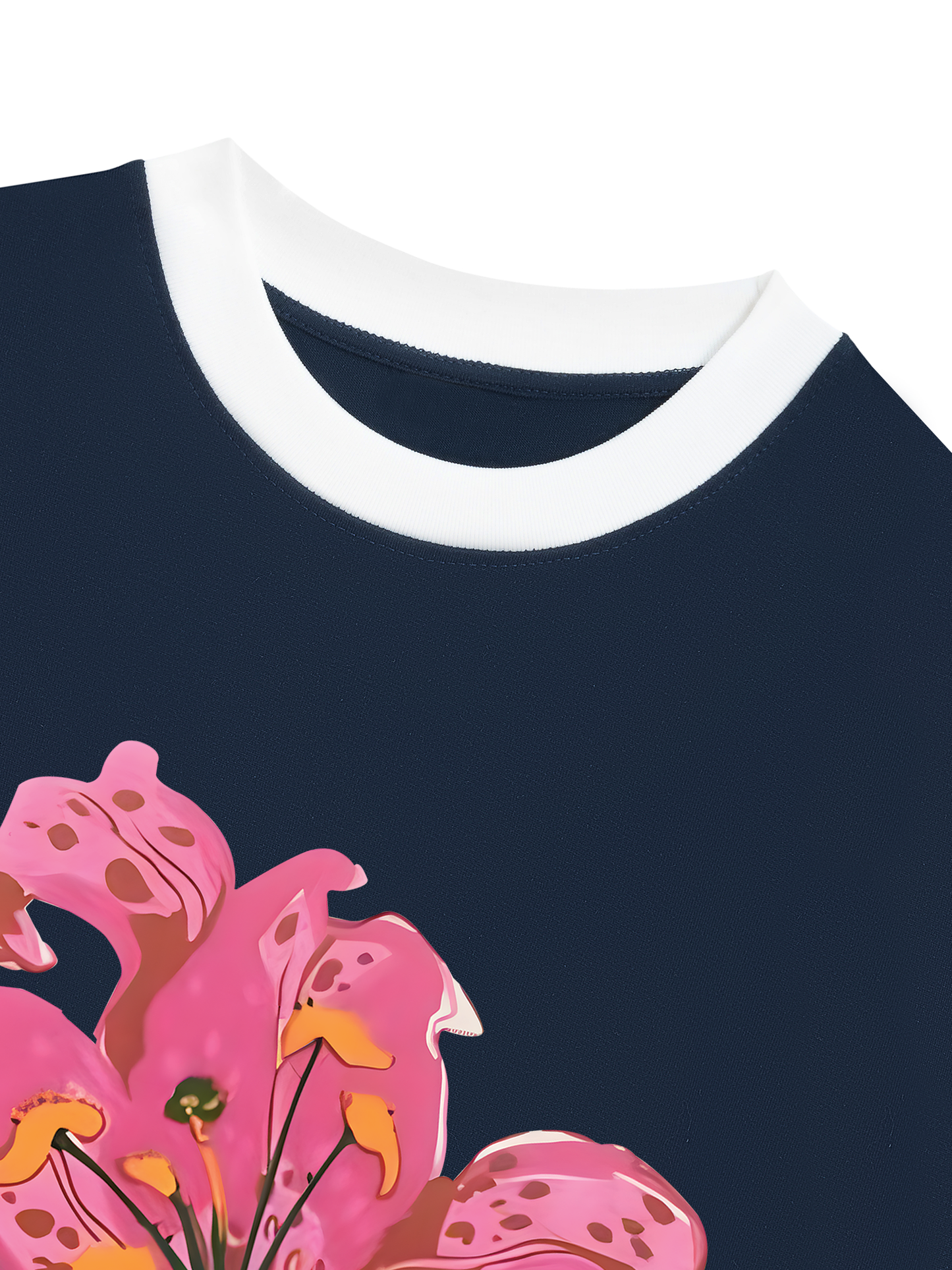 Áo Thun Ringer Relaxed Fit Summer Vibes Florist By Orginals