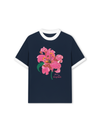 Áo Thun Ringer Relaxed Fit Summer Vibes Florist By Orginals