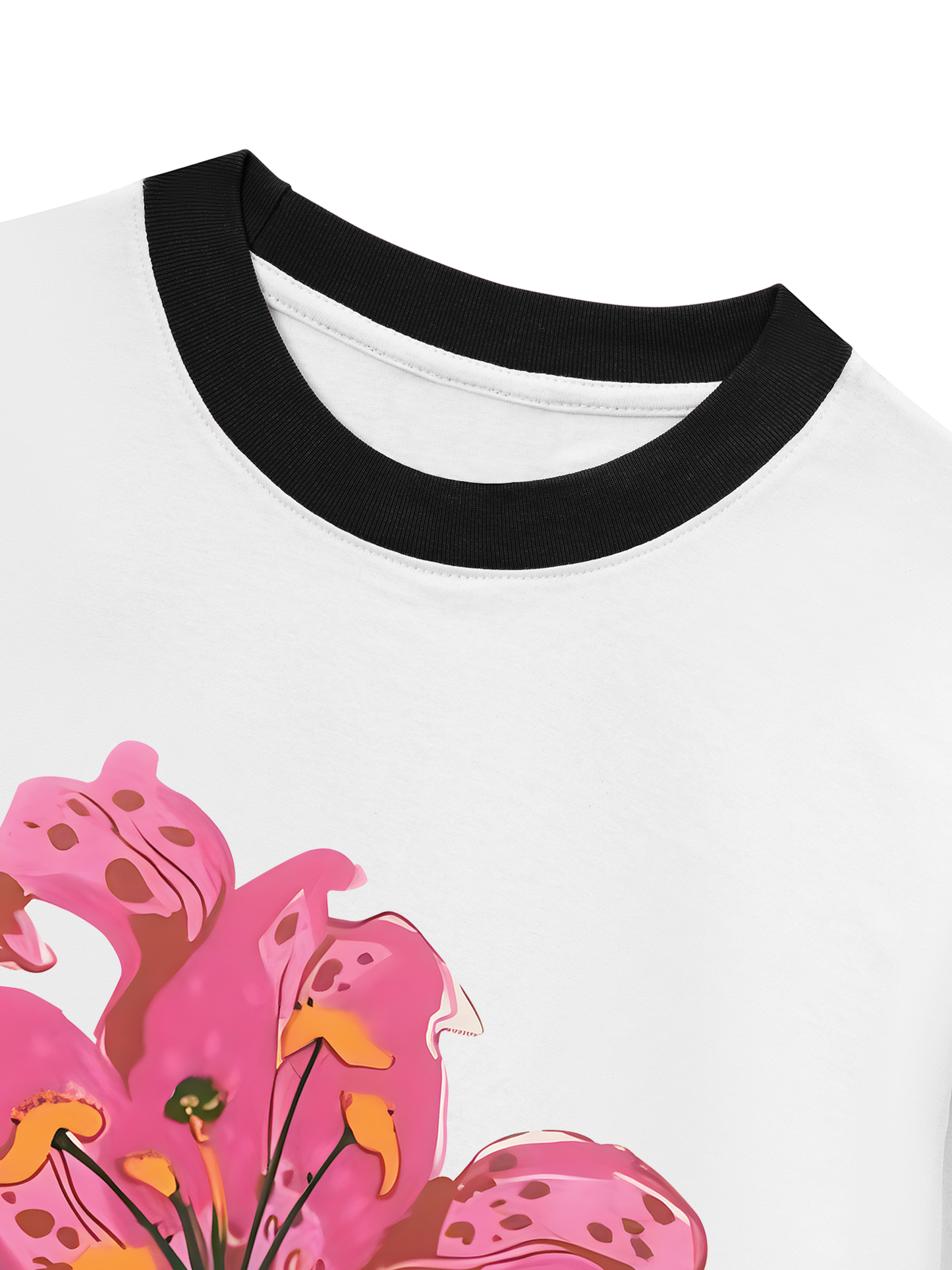 Áo Thun Ringer Relaxed Fit Summer Vibes Florist By Orginals