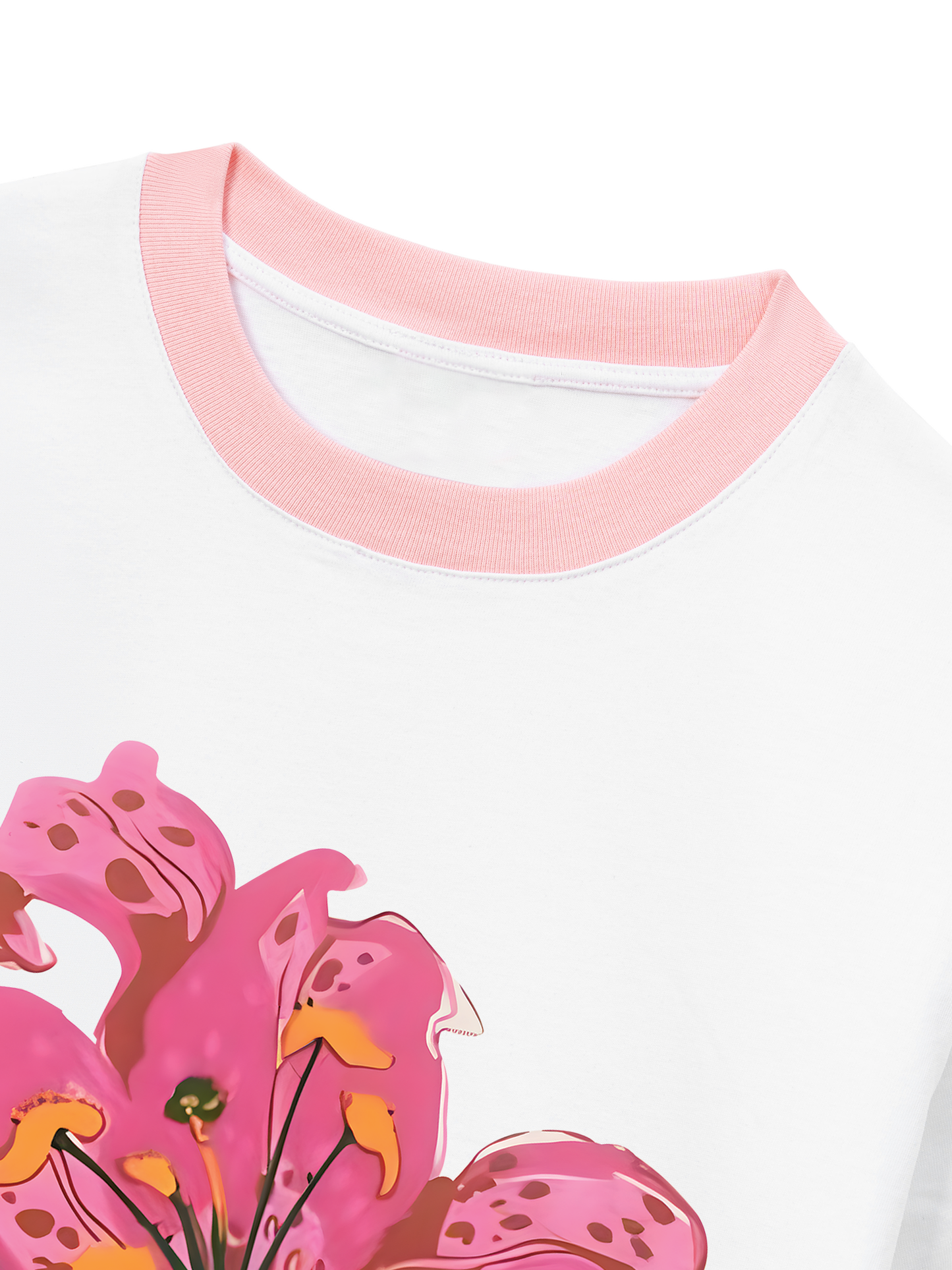 Áo Thun Ringer Relaxed Fit Summer Vibes Florist By Orginals