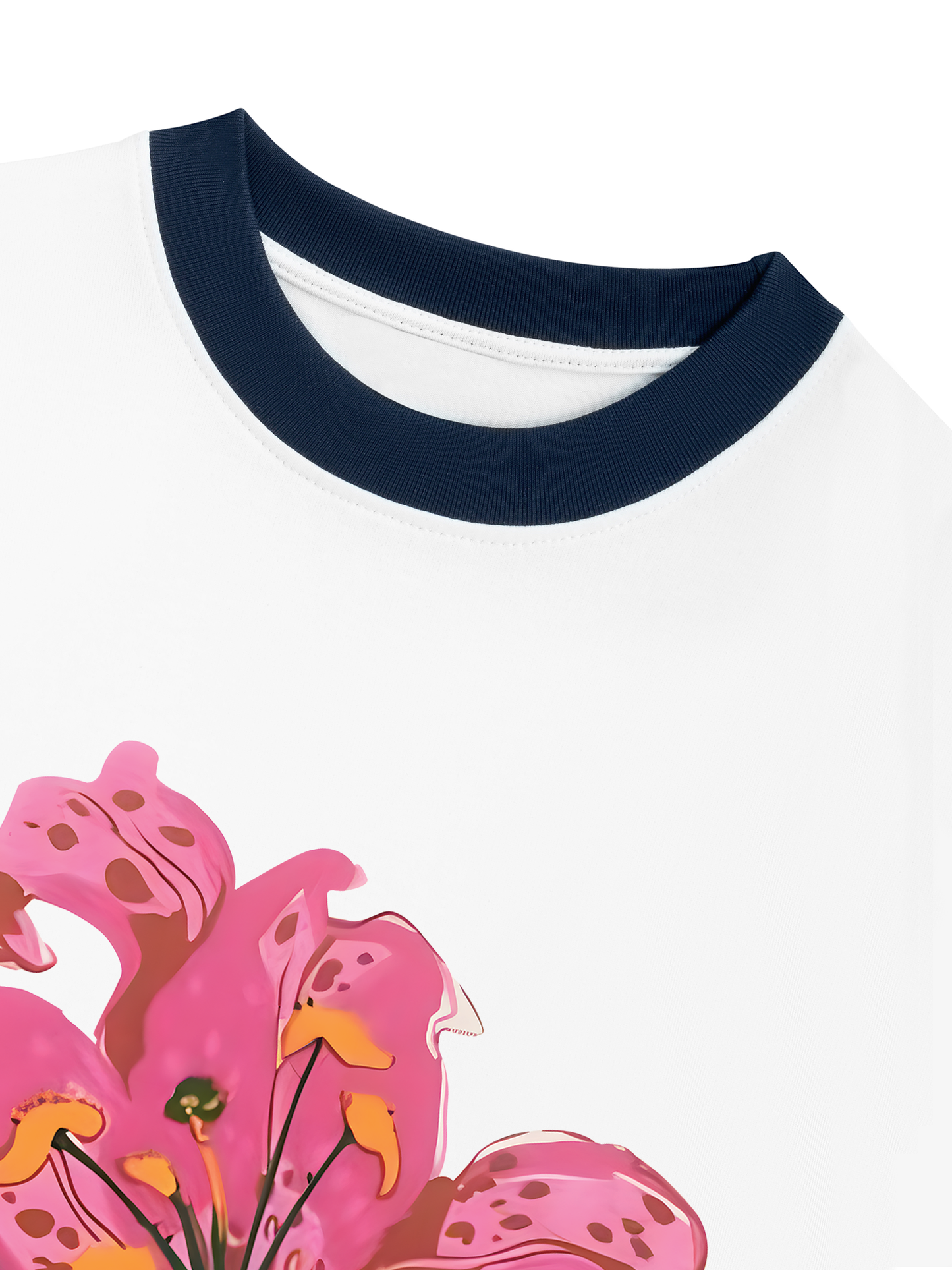 Áo Thun Ringer Relaxed Fit Summer Vibes Florist By Orginals