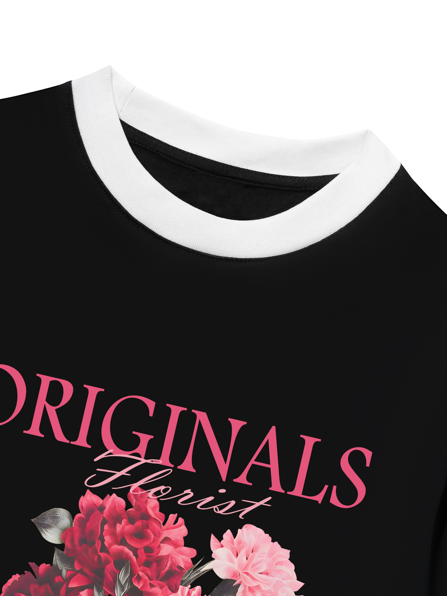 Áo Thun Ringer Relaxed Fit Summer Vibes Originals Florist
