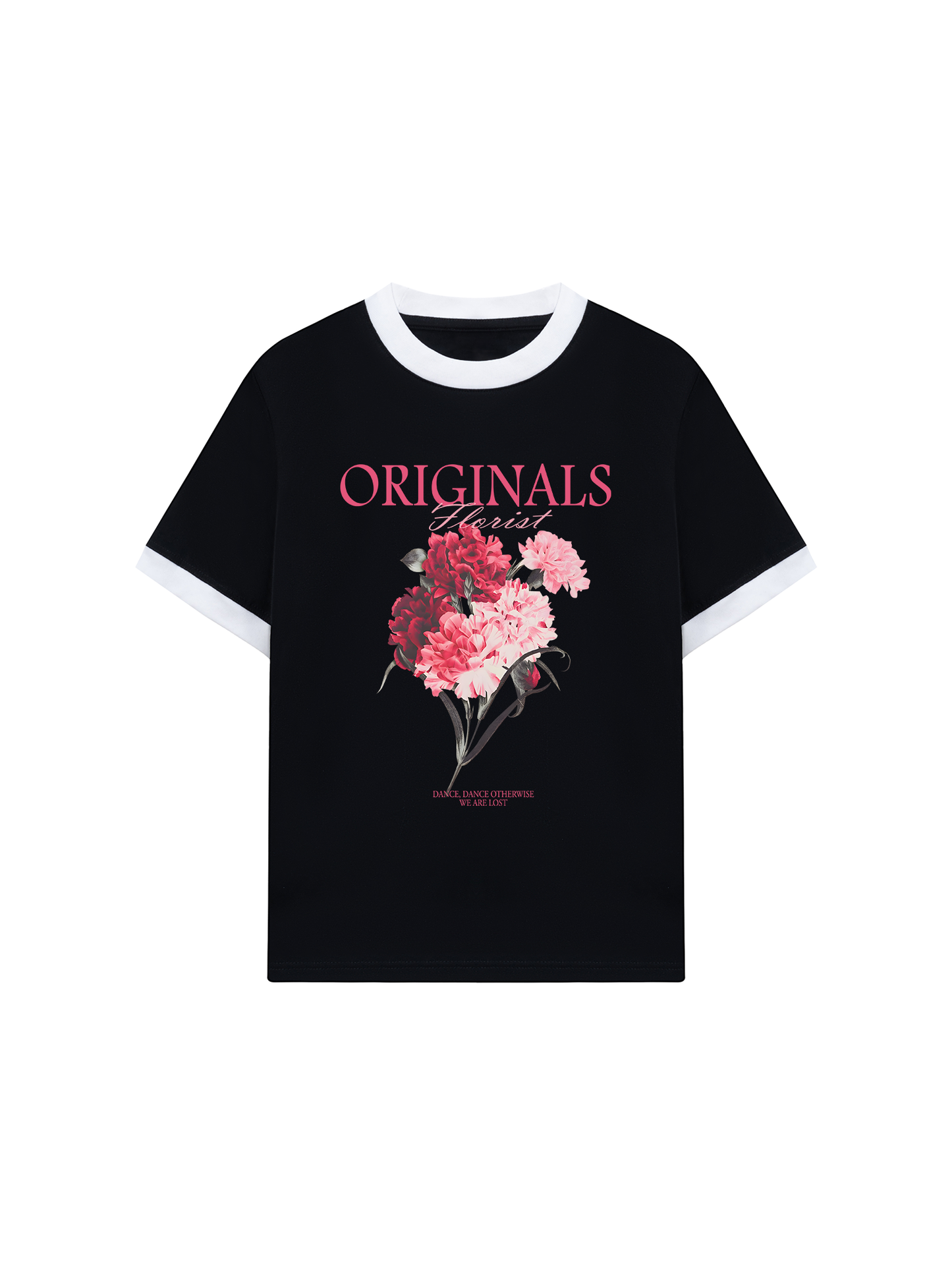 Áo Thun Ringer Relaxed Fit Summer Vibes Originals Florist