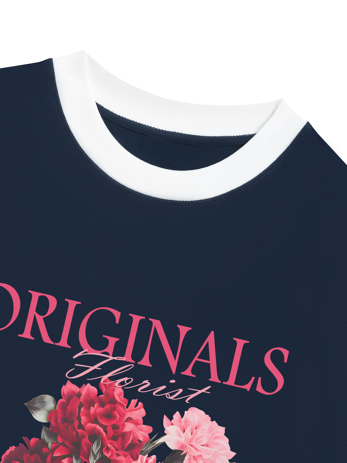 Áo Thun Ringer Relaxed Fit Summer Vibes Originals Florist