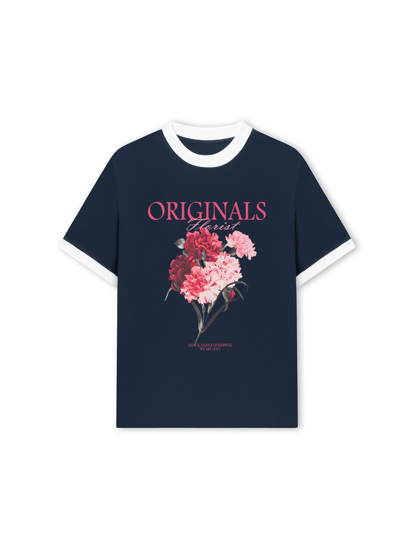 Áo Thun Ringer Relaxed Fit Summer Vibes Originals Florist