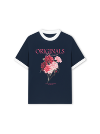 Áo Thun Ringer Relaxed Fit Summer Vibes Originals Florist