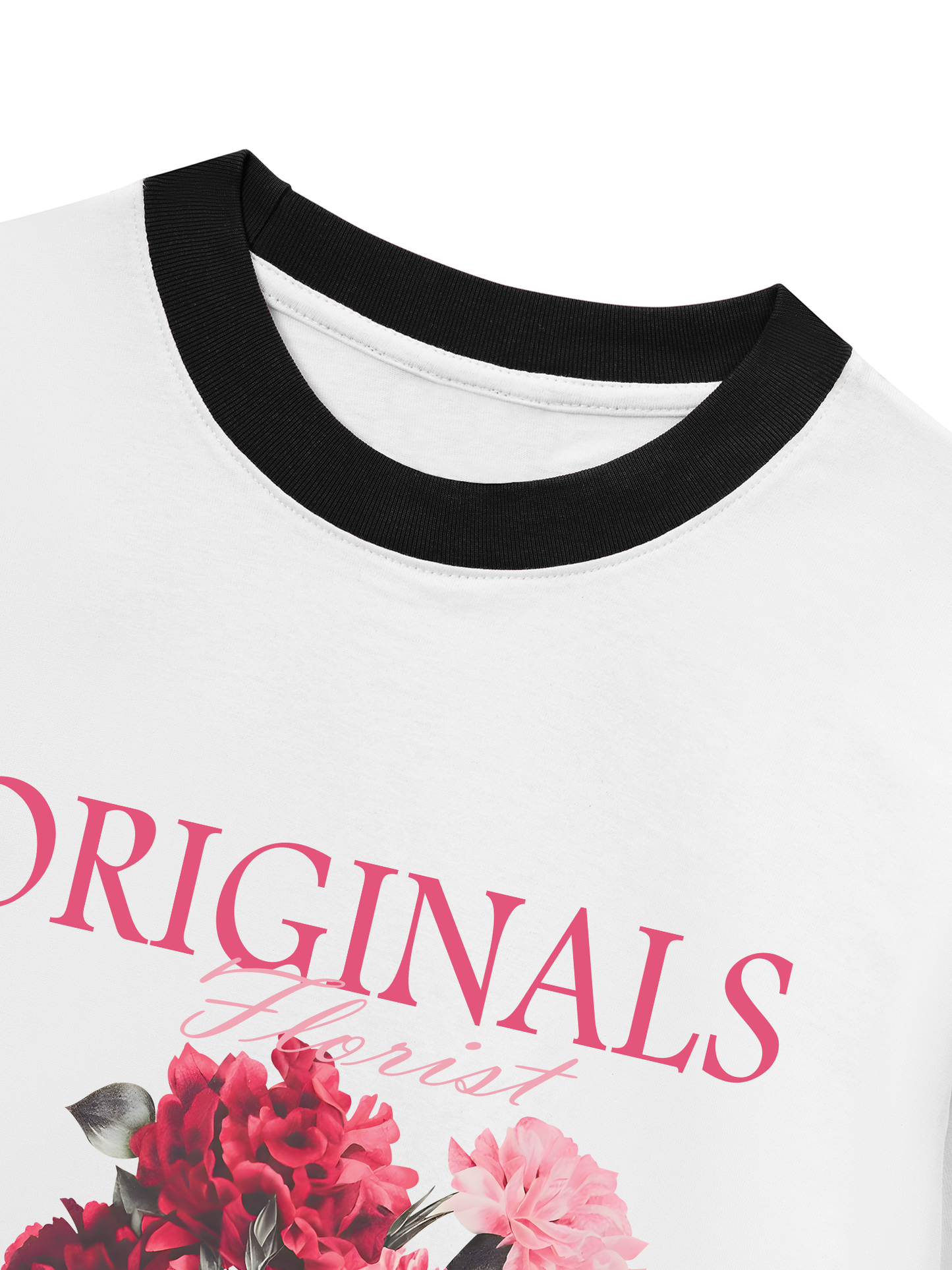 Áo Thun Ringer Relaxed Fit Summer Vibes Originals Florist