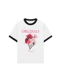 Áo Thun Ringer Relaxed Fit Summer Vibes Originals Florist