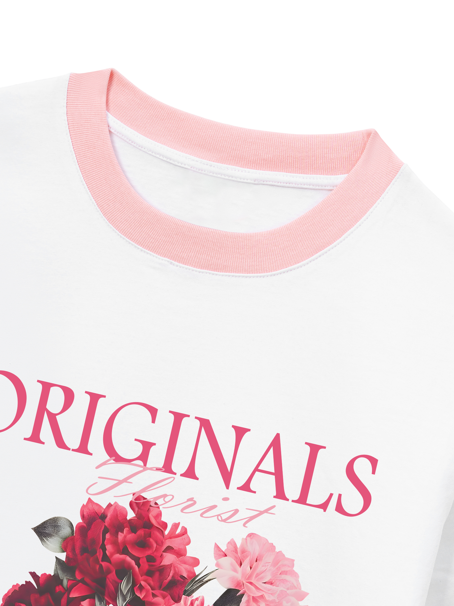 Áo Thun Ringer Relaxed Fit Summer Vibes Originals Florist
