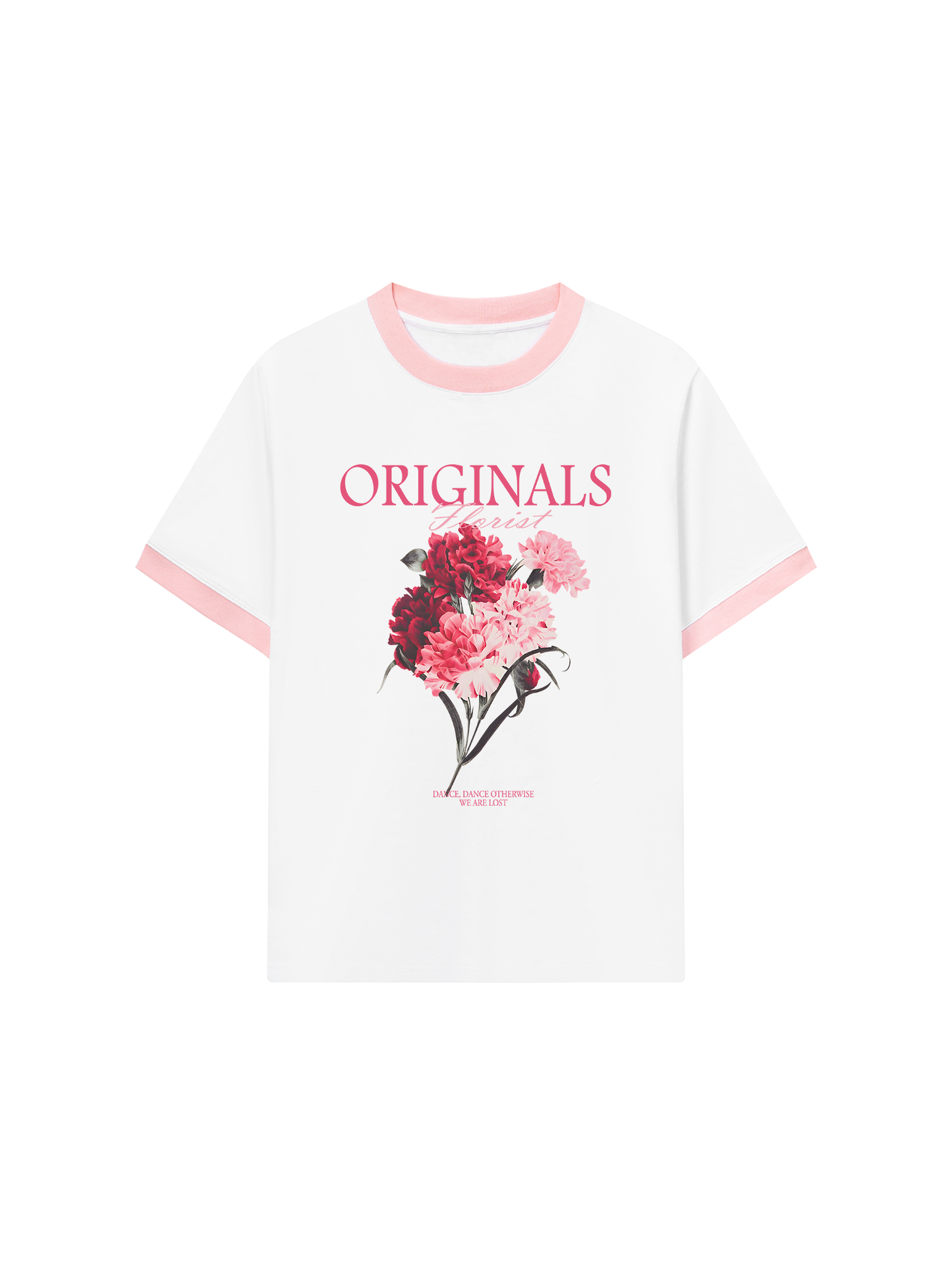 Áo Thun Ringer Relaxed Fit Summer Vibes Originals Florist