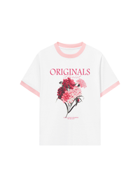 Áo Thun Ringer Relaxed Fit Summer Vibes Originals Florist