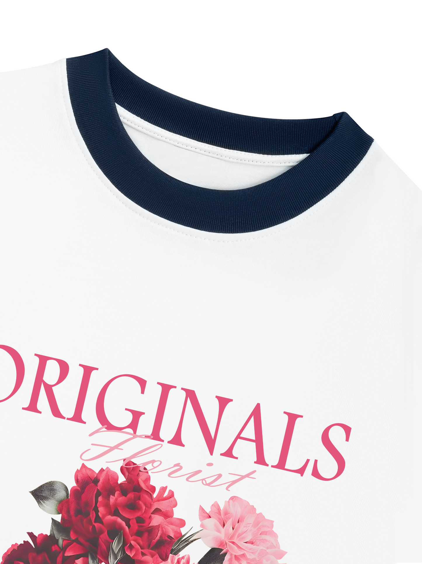 Áo Thun Ringer Relaxed Fit Summer Vibes Originals Florist