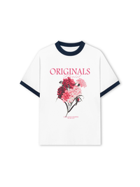 Áo Thun Ringer Relaxed Fit Summer Vibes Originals Florist