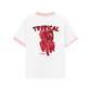 Áo Thun Ringer Relaxed Fit Summer Vibes Pink Banana