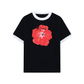 Áo Thun Ringer Relaxed Fit Summer Vibes Red Flower