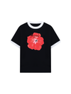 Áo Thun Ringer Relaxed Fit Summer Vibes Red Flower