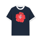 Áo Thun Ringer Relaxed Fit Summer Vibes Red Flower