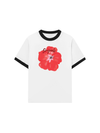Áo Thun Ringer Relaxed Fit Summer Vibes Red Flower