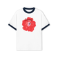 Áo Thun Ringer Relaxed Fit Summer Vibes Red Flower