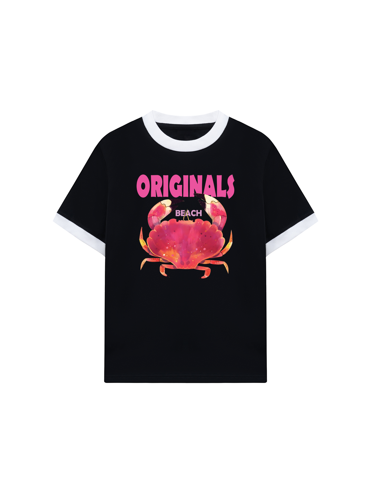 Áo Thun Ringer Relaxed Fit Summer Vibes Originals Beach